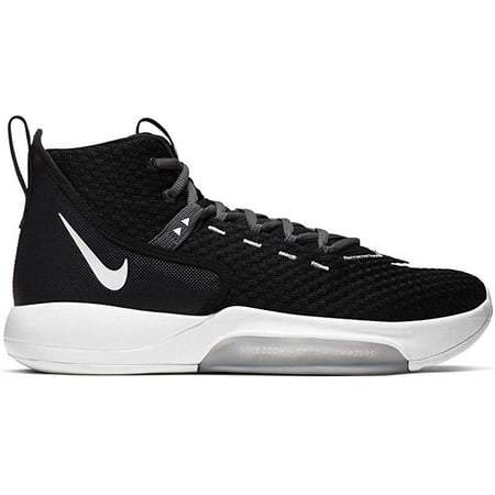 Nike Men's Zoom Rize TB Basketball Shoes, Black/White/Wolf Grey, 3.5 D(M) US