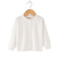 thumbnail image 3 of WIBACKER Toddler & Little Boy Girl School Uniform Cardigan Sweater Baby Basic Button Knit Tops, 3 of 6