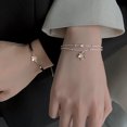 thumbnail image 5 of Pulsera de árbol de la vida para mujer, plata de ley 925 con pulseras ajustables de circonio para regalo de mujer, pulsera de pareja de hoja de arce, 5 of 5