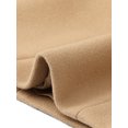 thumbnail image 5 of INSPIRE CHIC Double Breasted Winter Coat for Women's Lapel Neck Long Sleeve Outerwear Overcoat S Khaki, 5 of 6