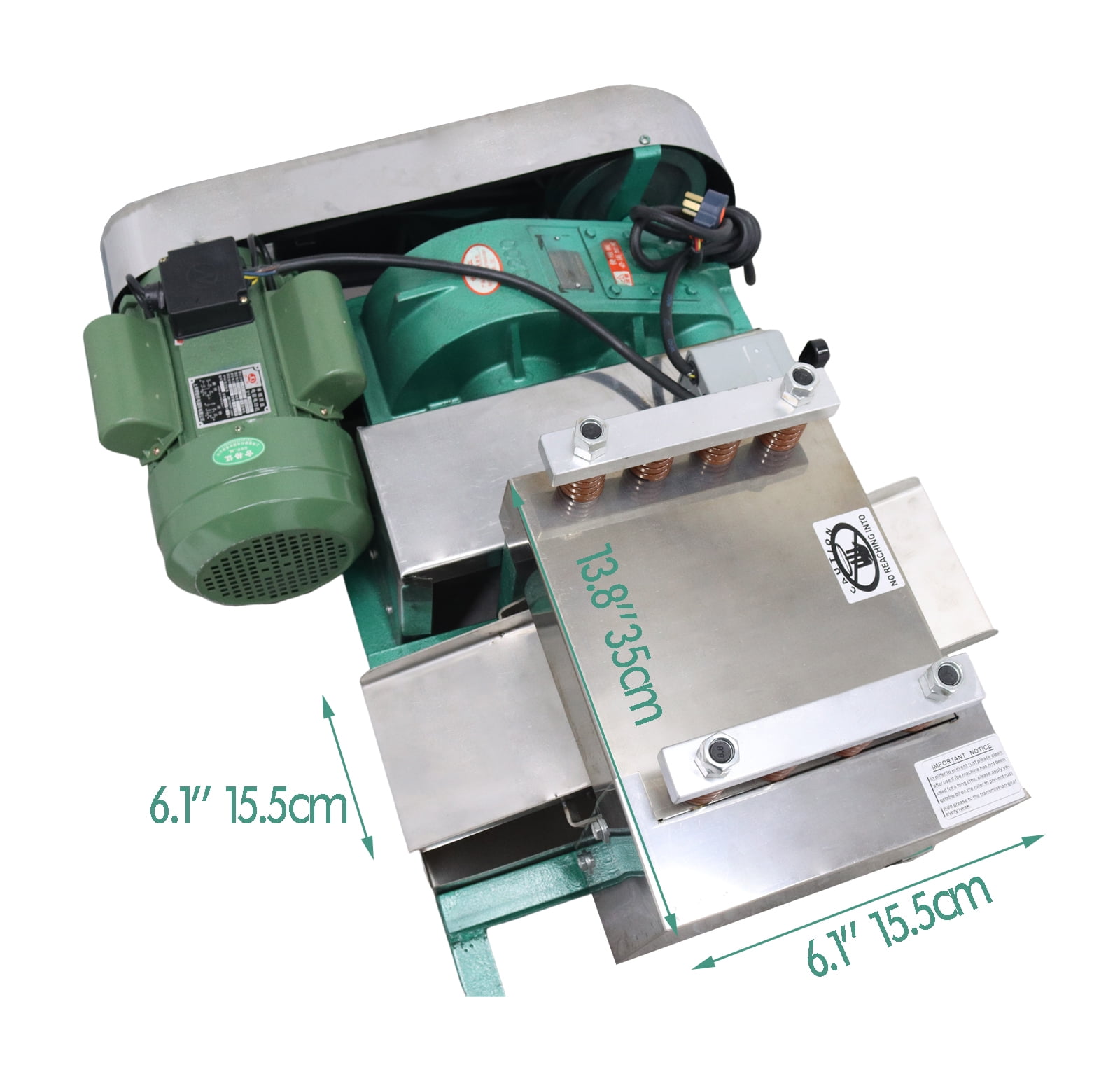 3 Rollers Sugarcane Press Juicer Machine Electric Industrial Commercial 3500W 220V