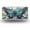 Blue butterflies and flowers with jewels, variant on Monochrome floral butterflies Front License Plate, Metal License Plate, Funny Standard Plates Personalized Novelty Decorative For Men/Women/Boys/Girls Car 6×12 Inch