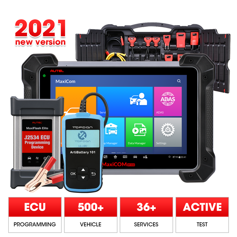 Autel MK908P OBD2 Diagnostic Scanner with J2534 Reprogramming