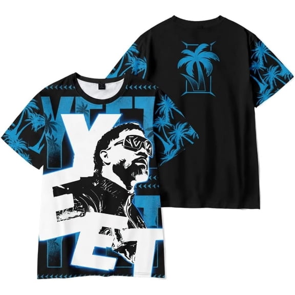 Jey USO Yeet Merch 3D Print for Women/Men Unisex Fashion Summer Short Sleeve Tshirt Streetwear