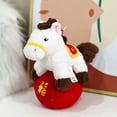 thumbnail image 4 of Horse Bedtime Stuffed Animals Toys Fluffy Mini Plushies Cute Soft Lifelike Animal Doll Plushie Toys Comfort for Kids Friends Birthday Easter Day Gifts, 4 of 5