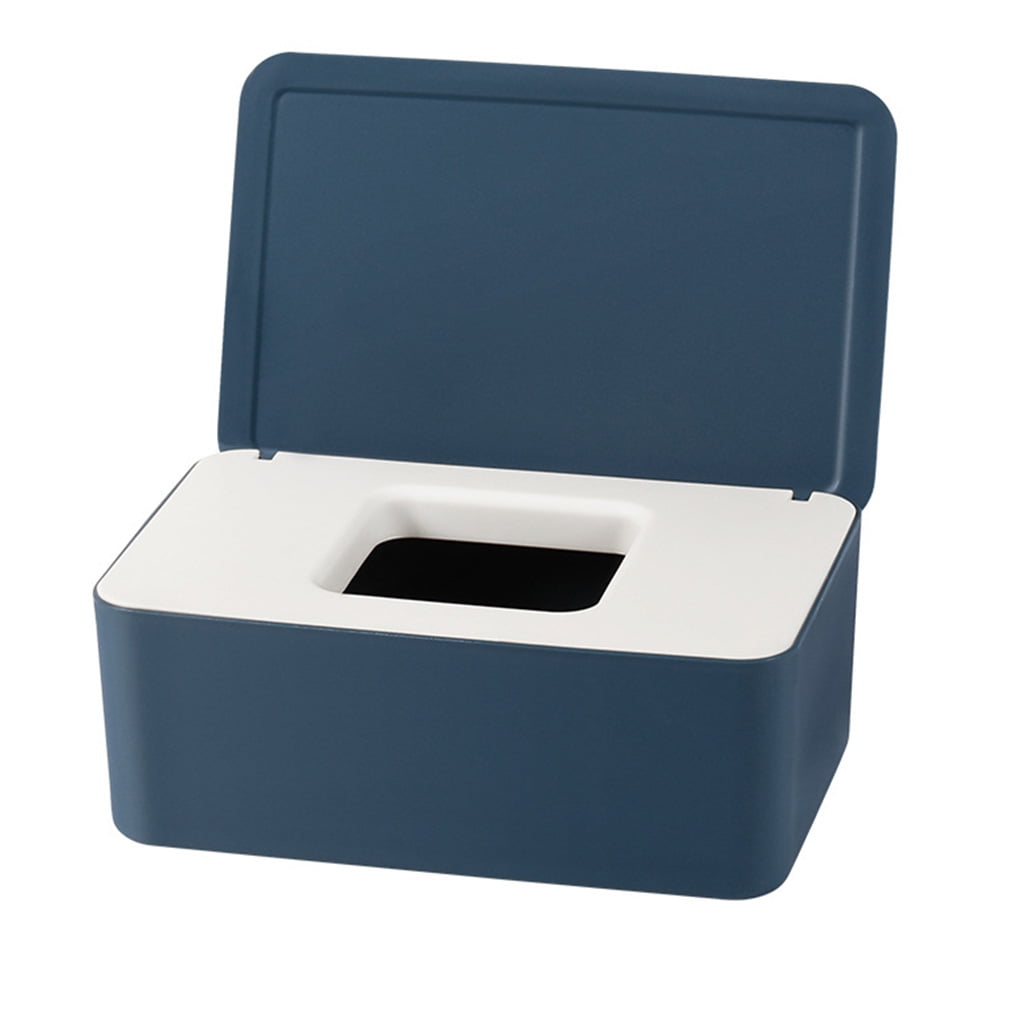 Boîte à Mouchoirs Ventouse Silicone - Porte Serviettes Papier Lingettes Humides Gris