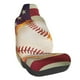 thumbnail image 1 of Balery Baseball Ball With Flag Funda de Asiento para Auto con Diseño - Cubierta Frontal Suave y Transpirable con Protector Antideslizante- 1 Unidad, 1 of 5