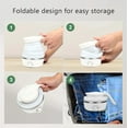 thumbnail image 2 of Electric Kettle to Boil Water 600ml Travel Portable Teapot Collapsible Hot Water Kettle Electric for Tea, Milk, Drink,White, 2 of 7