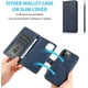 thumbnail image 2 of Funda tipo cartera para iPhone 14 Pro con tarjetero, funda desmontable 2 en 1 para teléfono celular con tapa para mujeres y hombres [bloqueo RFID], carcasa interior de TPU a prueba de golpes, 2 of 5