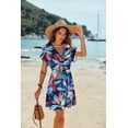 thumbnail image 2 of Ekouaer Women's Cover Ups Casual Swimsuit Coverups Flowy Tie Waist Beach Cover Up Dress, 2 of 5