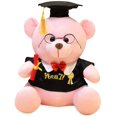 thumbnail image 1 of Graduation Teddy Bear Plush Doll Stuffed Animal Bear with Doctoral Hat for Graduation Gift Decoration, 1 of 8