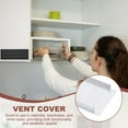 thumbnail image 4 of Rejilla de ventilación rectangular Uxcell 8 x 4" 3Pcs Cubierta de ventilación de aire de aluminio Plata, 4 of 7