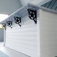 thumbnail image 4 of Ekena Millwork 2"W x 5 1/2"D x 8"H Austin Wrought Iron Bracket, (Triple center brace) (2-Pack), 4 of 5