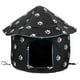 thumbnail image 1 of Casa de invierno cálida para gatos y perros, cómoda cama para dormir, casa de felpa, jaula para mascotas, caseta para perros, 1 of 6