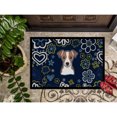 thumbnail image 3 of Carolines Treasures BB5111JMAT 24 x 36 in. Blue Flowers Jack Russell Terrier Indoor or Outdoor Mat, 3 of 4