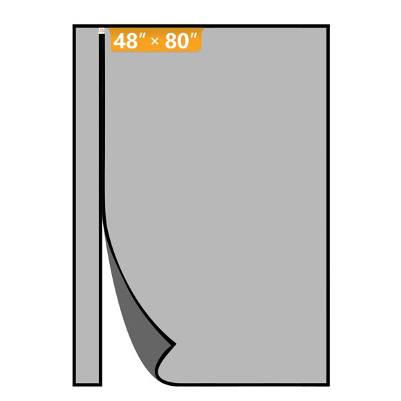 Puerta mosquitera magnética Yotache reversible de 50 x 81 cm para puerta de 48 x 80 cm