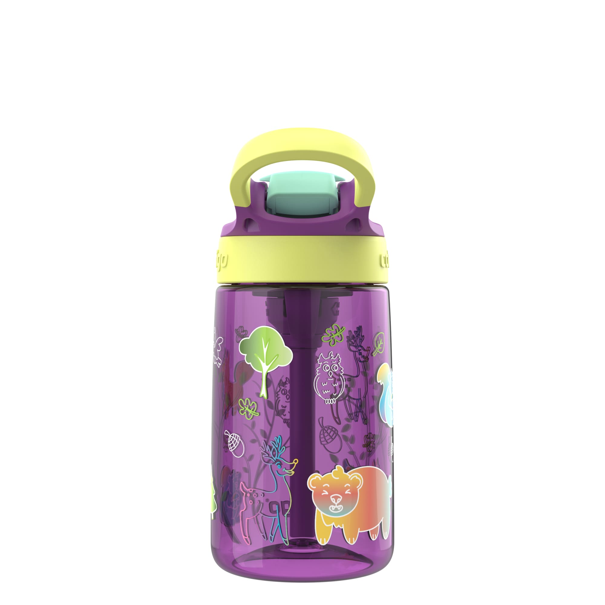 Contigo Kids AutoSpout 14oz Water Bottle - Grape photo 2