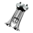 thumbnail image 2 of Corneta de Aire300DB Car Air Super Loud Horn Altavoz de Doble Tubo Cromado de Aleación de Zinc para TrenBarcoSUVRVCamiónMotocicletaDC 12V / 24V Khall 1.61021E+12, 2 of 6