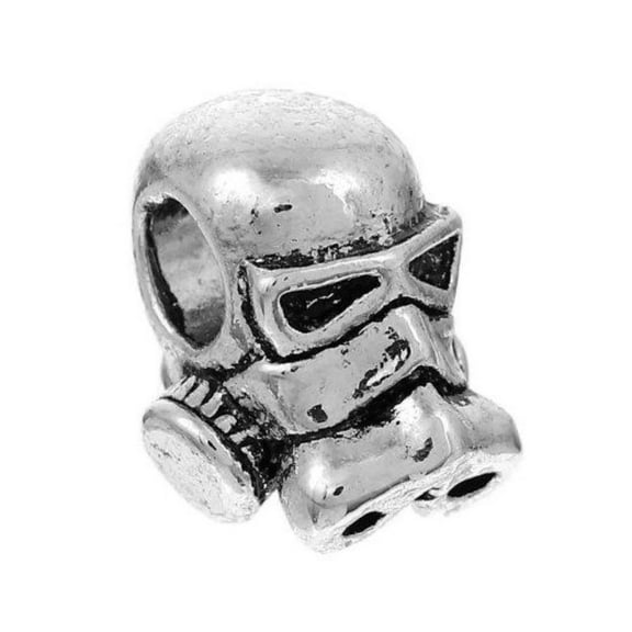 Buckets of Beads Star Wars Storm Trooper Charm Bead