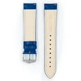 thumbnail image 3 of Hirsch Modena Leather Watch Strap - Royal Blue - L - 22mm - Silver Buckle, 3 of 3
