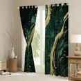 thumbnail image 3 of Homewish Mystic Green Marbling Curtains Pack of 2 (42x84 Each) for Women, Art Abstract Marble Curtains Blackout, Watercolor Bedroom Curtains, Curtains Blackout Decor, 3 of 6