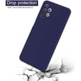 thumbnail image 6 of Galaxy A32 5G Case, Samsung A32 5G Liquid Silicone Case Dual Layer Hybrid Hard PC Soft Silicone Gel Rubber Bumper Slim Fit Shockproof Protective Phone Case for Samsung Galaxy A32 5G, Night Blue, 6 of 12