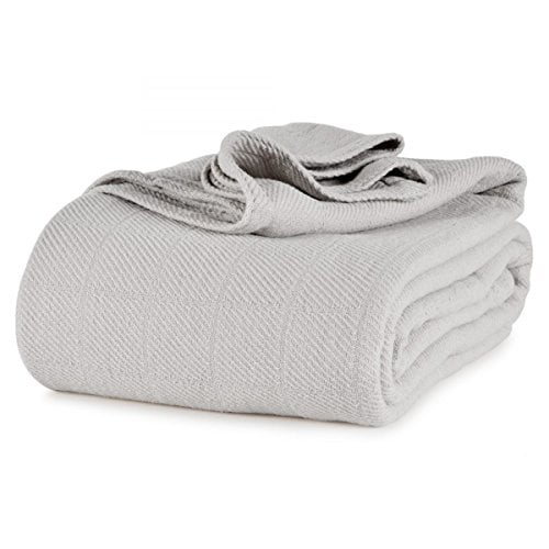 Berkshire AllSoft Cotton Blanket (Full/Queen, Grey)