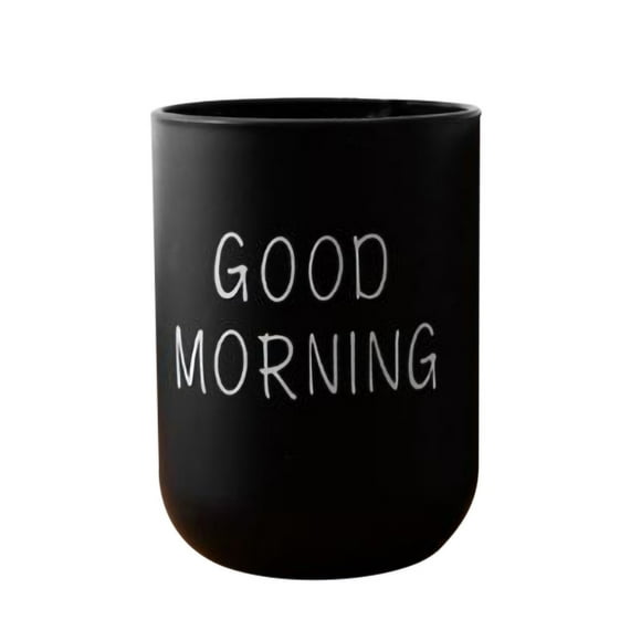 jovati Bathroom Toothbrush Circular Cup Simple Plain Cup Couple Tooth Cup Good Morning