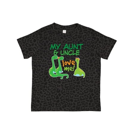 

Inktastic My Aunt and Uncle Love Me Dinosaur Gift Toddler Boy Girl T-Shirt