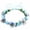 Blue, variant on Gnwei Women Headpieces Collection Accessories - Rated Rose Flower Crown Boho Flower Headband Hair Wreath Floral Headpiece Halo with Ribbon, Wedding Party Festival Photos