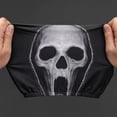 thumbnail image 5 of 2PCs Ghost Face Headrest Covers, Halloween Car Accessories, Scary Face Printing Auto Seat Universal Elastic Models Headrest Protector (C), 5 of 6