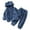 Blue, variant on TBWNWG Cozy Winter Hooded Tracksuit Set with Adorable Bear Ears for Toddler Kids Boys Girls Two Piece Outfit,Size 12-18 Months