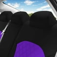 thumbnail image 4 of For 2019-2024 Kia Forte FH Group Neoprene Custom Fit Waterproof Car Seat Covers - Rear Set Purple, 4 of 7
