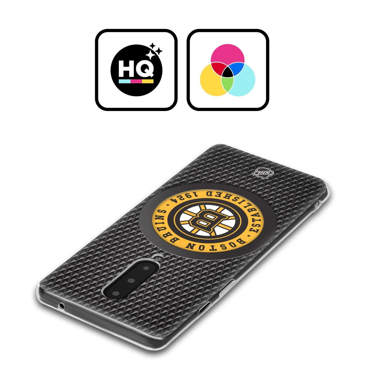 Head Case Designs NHL Boston Bruins Puck Texture Soft Gel Case for Google Pixel 8 Pro