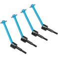 thumbnail image 4 of Juego de 4 piezas de eje de transmisión CVD universal de metal para coche RC Tamiya Tt02b 1/10, piezas de actualización, azul, 4 of 4