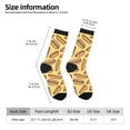 thumbnail image 6 of Uemuo Hot Dogs Pattern Women's Crew Socks, Soft Durable Breathable Moisture-Wicking with Odor Control Cotton socks, 6 of 9