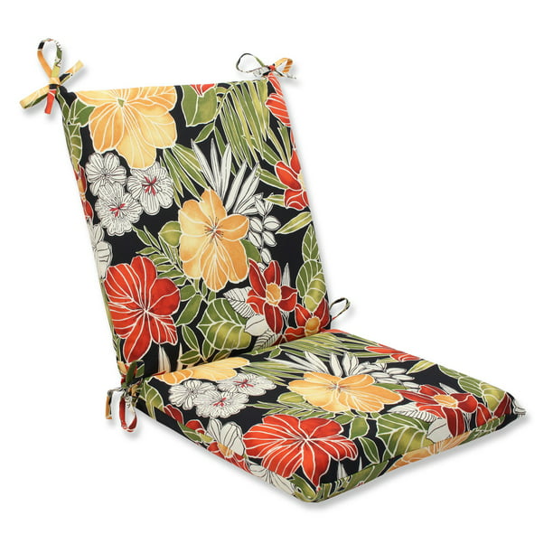Pillow Perfect Outdoor/ Indoor Clemens Noir Squared Corners Chair ...