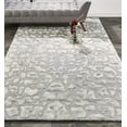 thumbnail image 4 of HomeRoots 511581 10 x 13 ft. Gray & Silver Abstract Hand Tufted Handmade Rectangle Area Rug, 4 of 5