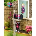 thumbnail image 4 of Evergreen Flamingo Stripes and Flowers Garden Applique Flag 12.5 x 18 Inches Indoor Outdoor Decor, 4 of 5