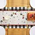 thumbnail image 4 of 33x180cm Christmas Table Runner Cartoon Santa Claus Snowman Elk Table Cloth, 4 of 5
