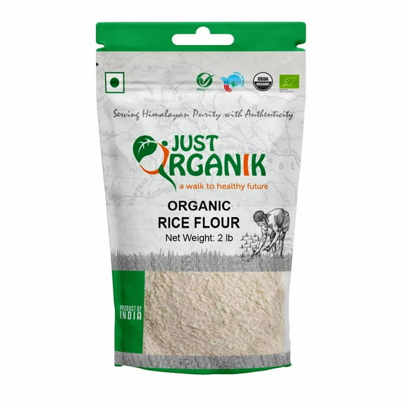 Just Organik Organic Rice Flour 2 lbs