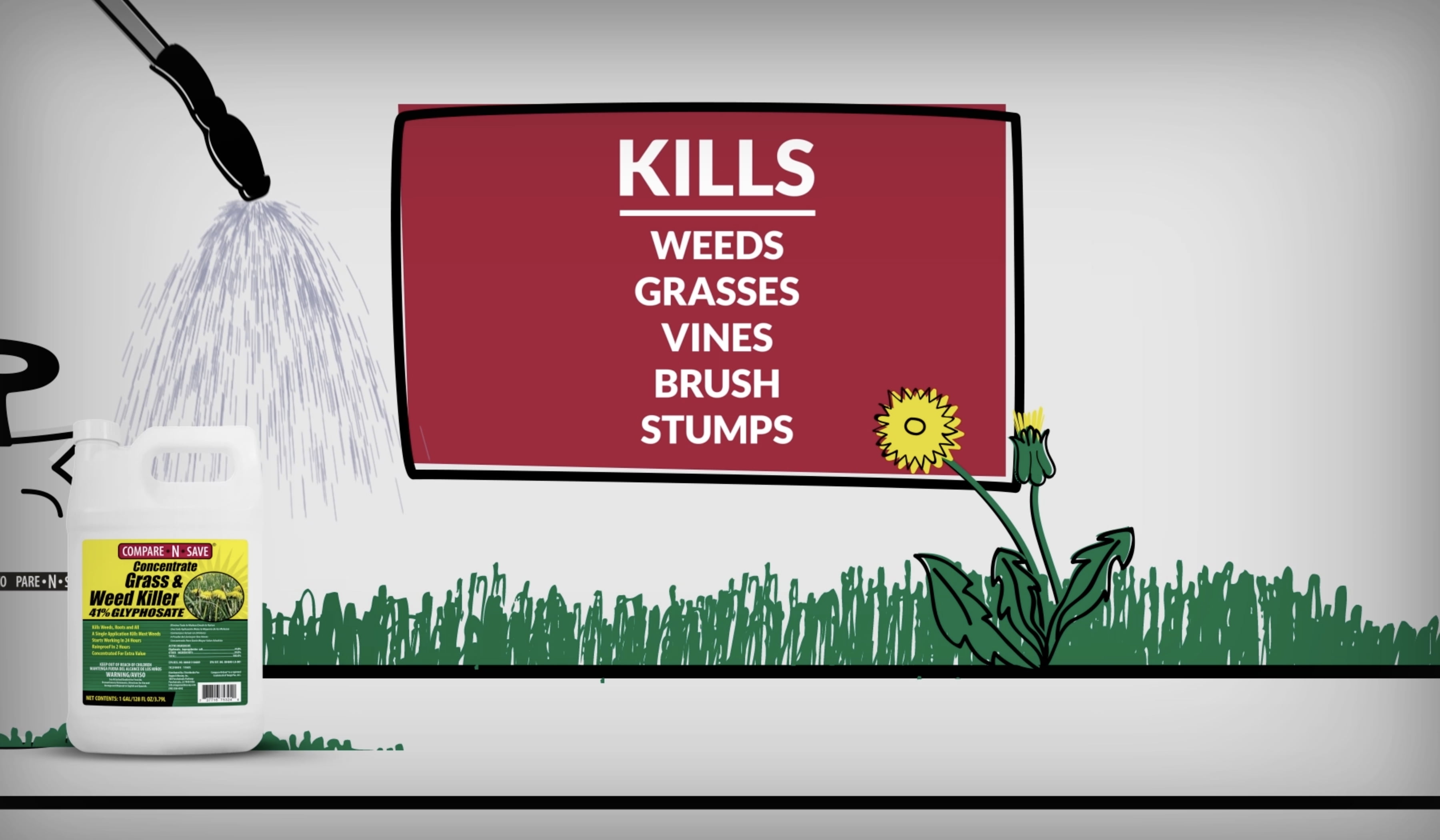 Compare N Save Weed Grass Killer 408 Oz Walmart Com