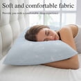 thumbnail image 5 of Blue Dandelion Throw Pillow Covers, Spring Modern Minimalist Country Flower Soft Breathable Pillow Cases with Invisible Zipper for Sleeping, Toddler Pillowcases for Couch Bed Sofa Chair 12x20 Inches, 5 of 9