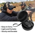 thumbnail image 3 of Mistaha Cache-Oreilles HL avec Conception Électronique pour la Protection Auditive et la Réduction du Bruit - Écouteurs de Chasse Pliables avec Amplification - Noir avec Sac de Rangement, 3 of 6