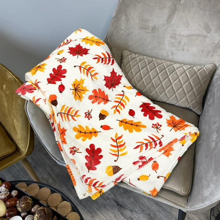 Autumn colored throws hotsell
