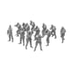 thumbnail image 2 of 13 figuras de a escala 1/64, pequeñas figuras de acción, de en miniatura para , diseño de casa de muñecas, adorno., 2 of 8