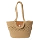 thumbnail image 1 of Bolso de playa de algodón, bolso tejido, bolso de mano para mujer, bolso de playa de verano para viajar, 1 of 6