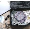 thumbnail image 4 of Bolsa de maquillaje de viaje, bolsa grande para cosméticos, organizador de maquillaje para mujeres y niñas, 2 unidades, 4 of 5