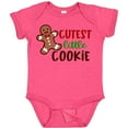 thumbnail image 3 of Inktastic Cutest Little Cookie Cute Christmas Gingerbread Man Boys or Girls Baby Bodysuit, 3 of 5