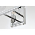 thumbnail image 3 of Living District Foster 2-Light Iron & Glass Bath Sconce in Chrome/Clear, 3 of 7